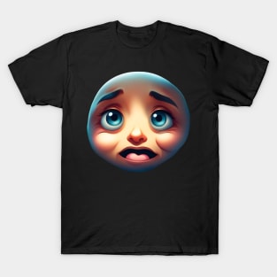 Sad cute face T-Shirt